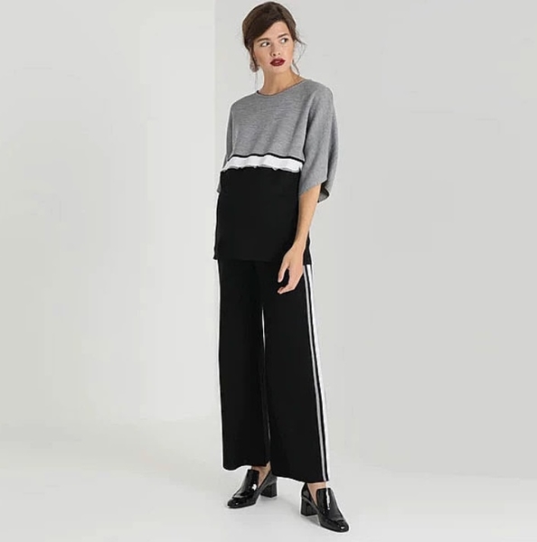 Штани та туніка Pietro Brunelli Roma, р.44, чорний з сірим (TUM036/25258) - Pampik - 8