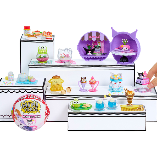 Ігровий набір MGA's Miniverse Sanrio S2 Створи стиль разом з Хеллоу Кітті та друзями, в асортименті (547235) - Pampik - 5