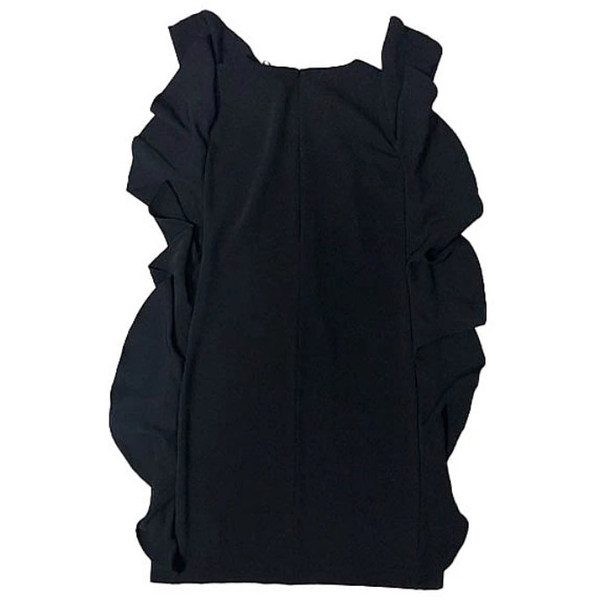 Сукня Pietro Brunelli Greta з крильцями та бічними воланами, р.42, чорний (AG1712/29582) - Pampik - 2