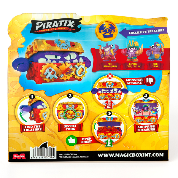 Игровой набор Piratix S Сундук с сокровищами (PPXSP116IN00) - Pampik - 3