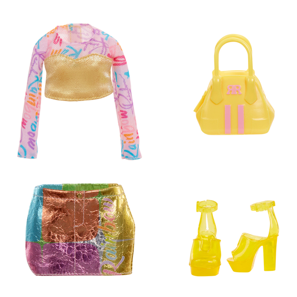 Кукла Rainbow High серии My Fashion Style Санни, с аксессуарами, 27 см (547570) - Pampik - 6