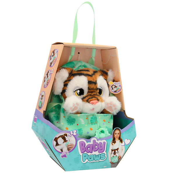 Интерактивная игрушка Baby Paws W3 Тигренок, с аксессуарами (927650IM) - Pampik - 2
