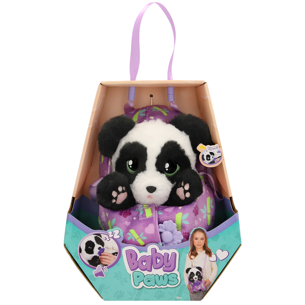 Інтерактивна іграшка Baby Paws W3 Малюк Панда, з аксесуарами (927667IM) - Pampik