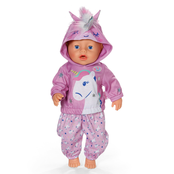 Набір одягу для ляльки Baby Born Костюмчик Єдинорога, 43 см (839409) - Pampik - 4