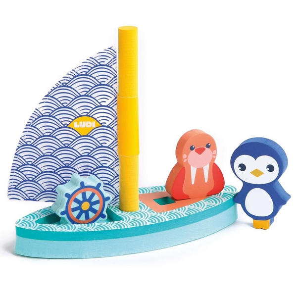 Ігровий набір для ванної Ludi Човен (40082/37832) - Pampik