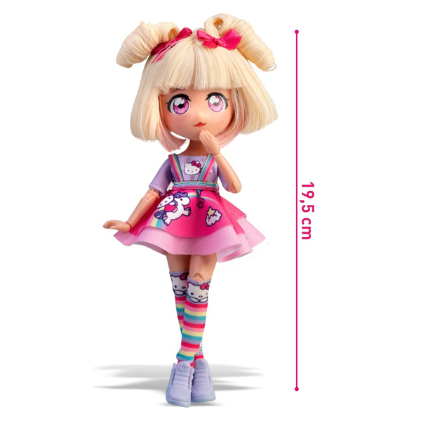 Кукла 4SF Manga Dolls серии Hello Kitty Конфетка Единорог, 19.5 см (HKTF0400) - Pampik - 2