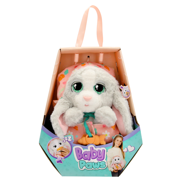 Інтерактивна іграшка Baby Paws Зайченя, з аксесуарами (927124IM) - Pampik