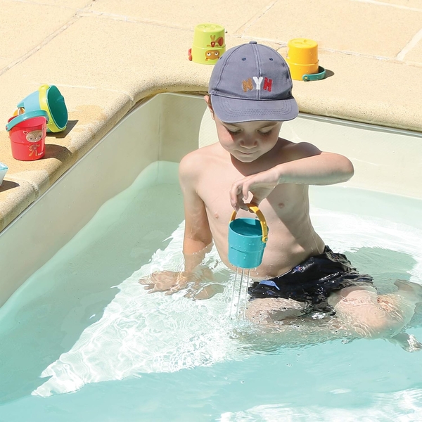 Ігровий набір для ванної Ludi Відерця, 4 шт. (40057/37830) - Pampik - 7