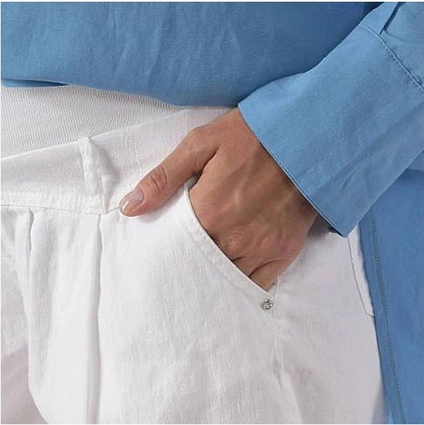 Шорти Pietro Brunelli, льон, р.44, білий (JP0297/27503) - Pampik - 4