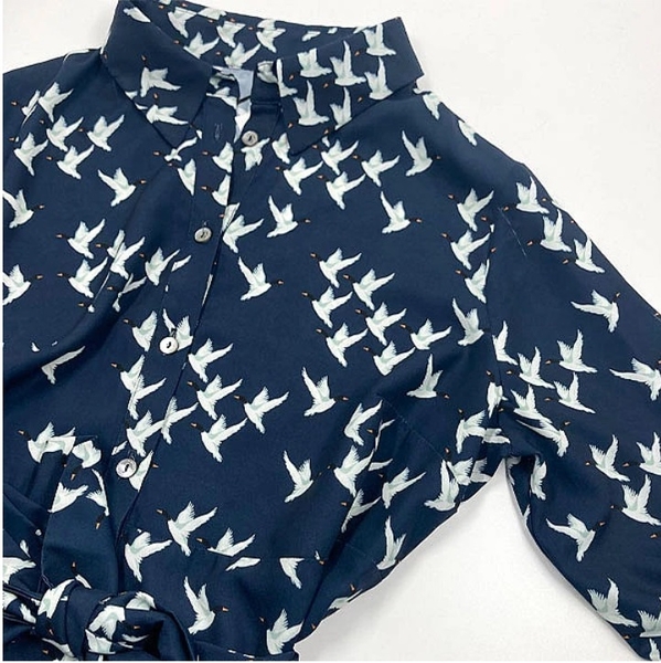 Сукня сорочка Pietro Brunelli Anne, р.44, синій AG1713/29584) - Pampik - 4