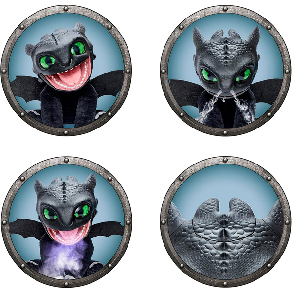 Інтерактивна м'яка іграшка Real Fx Puppetronic Беззубик (HTTYD-1001-01) - Pampik - 6