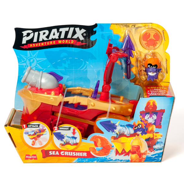 Ігровий набір Piratix S Піратський корабель Морський громовик (PPXSP114IN20) - Pampik