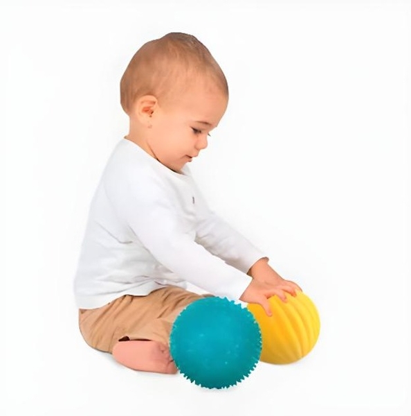 Набір текстурних м'ячів Ludi, 3 шт. (30008/26493) - Pampik - 3