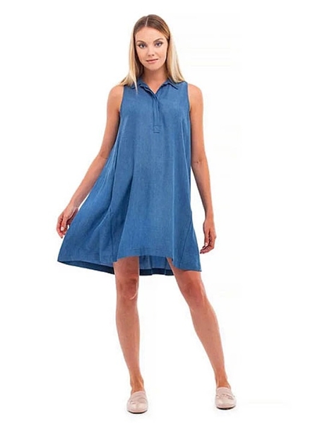 Сукня Pietro Brunelli Narciso, р.42, джинс, блакитний (AG0162/27528) - Pampik - 5