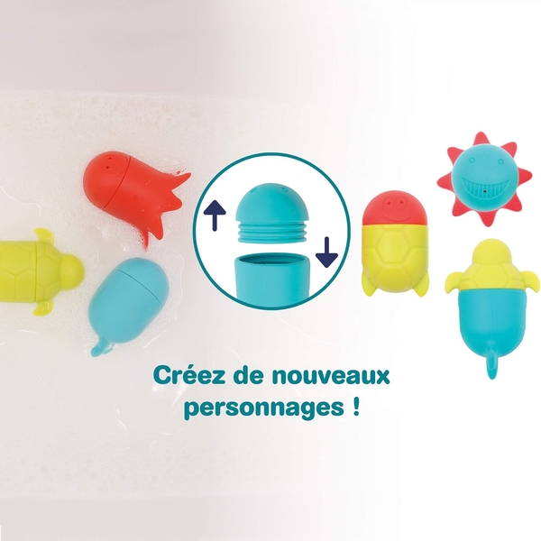 Игровой набор для ванной Ludi Брызгалки, 3 шт. (40055/33595) - Pampik - 3