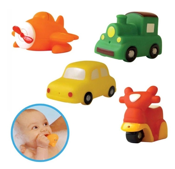 Ігровий набір для ванної Ludi Бризкалки, 4 шт. (2223/36842) - Pampik - 3