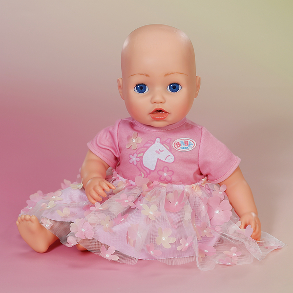 Одежда для куклы Baby Born Платье Цветочные мечты, 43 см (839393) - Pampik - 6