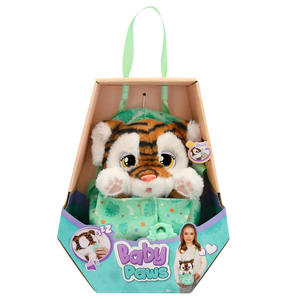Интерактивная игрушка Baby Paws W3 Тигренок, с аксессуарами (927650IM) - Pampik