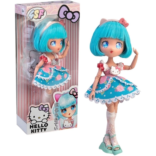 Лялька 4SF Manga Dolls серії Hello Kitty Красуня Пінк, 19.5 см (HKTF0300) - Pampik