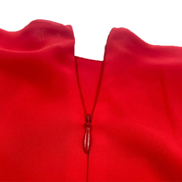 Платье со складами Pietro Brunelli, р.44, красное (AG0028/23527) - Pampik - 5