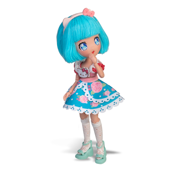 Лялька 4SF Manga Dolls серії Hello Kitty Красуня Пінк, 19.5 см (HKTF0300) - Pampik - 3