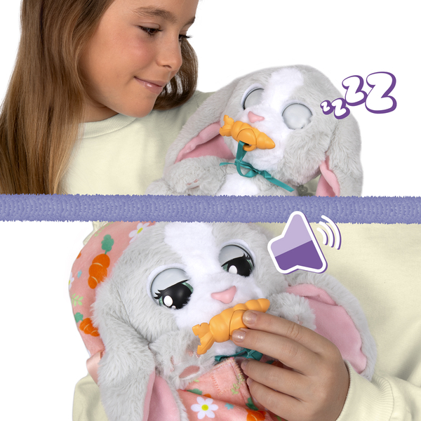 Інтерактивна іграшка Baby Paws Зайченя, з аксесуарами (927124IM) - Pampik - 9