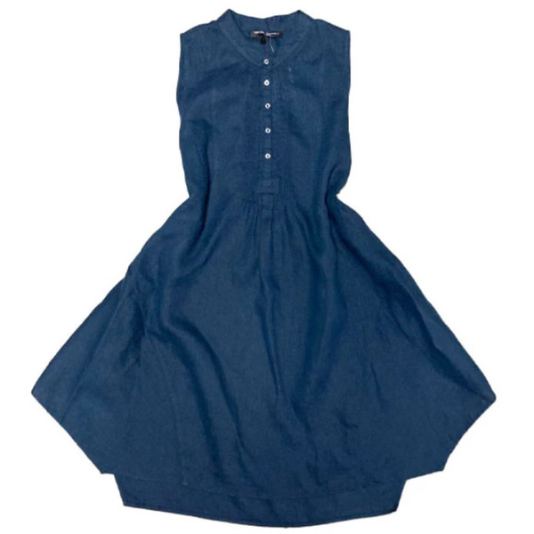 Сукня лляна Pietro Brunelli, р.48, синій (AМ0071/24079) - Pampik