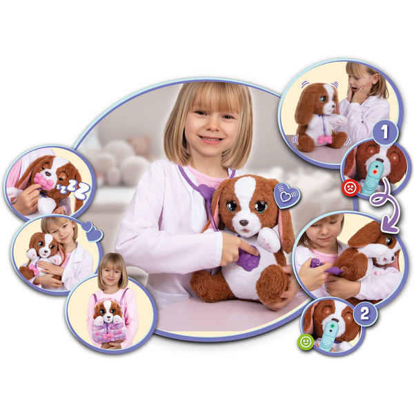 Інтерактивний ігровий набір Baby Paws Цуценя у ветеринара, з аксесуарами (927681IM) - Pampik - 12