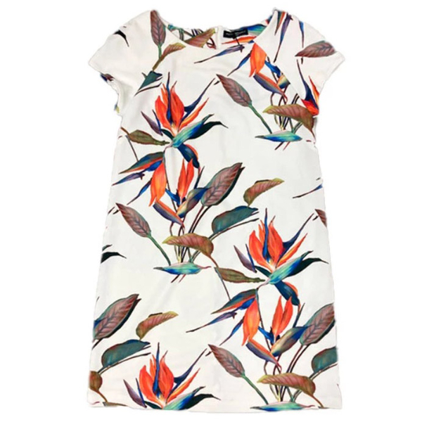 Сукня реглан Pietro Brunelli, р.46, білий з принтом (AG0024/16785) - Pampik