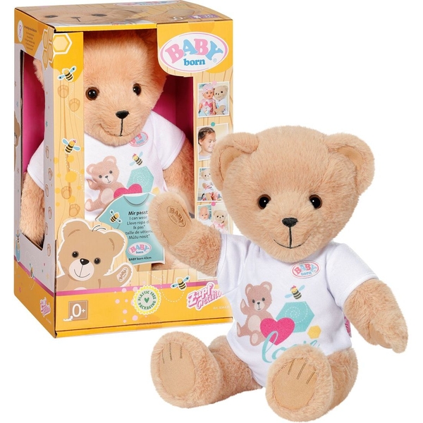 Мягкая игрушка Baby Born Медвежонок Тедди, 36 см (834435) - Pampik