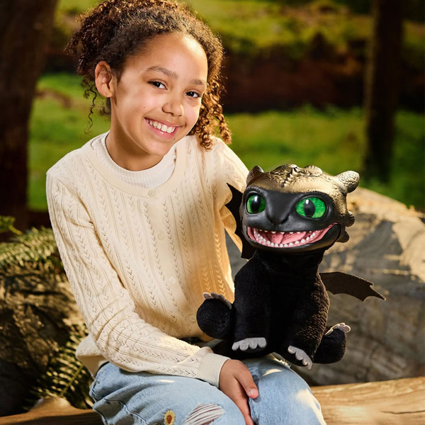 Інтерактивна м'яка іграшка Real Fx Puppetronic Беззубик (HTTYD-1001-01) - Pampik - 9