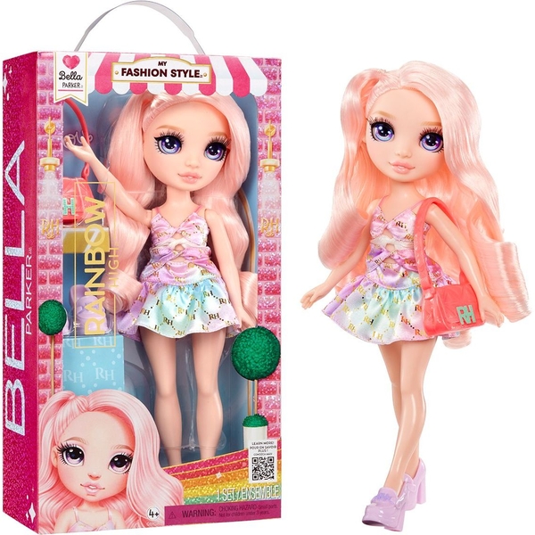 Кукла Rainbow High серии My Fashion Style Белла, с аксессуарами, 27 см (547549) - Pampik