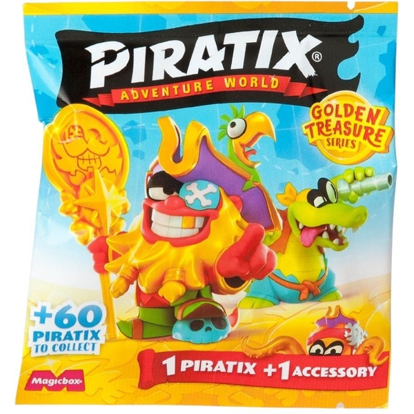 Фигурка Piratix Golden Treasure, в ассортименте (PPX1D824IN00) - Pampik