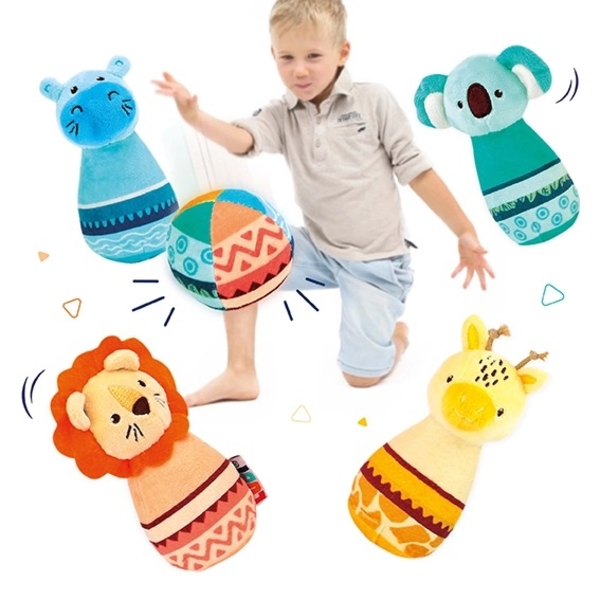 Ігровий набір Ludi Боулінг м'який (30103/37827) - Pampik - 2