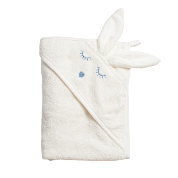 Рушник-куточок Twins Rabbit, 100x100 см, світло-бежевий (1500-TANК-202) - Pampik