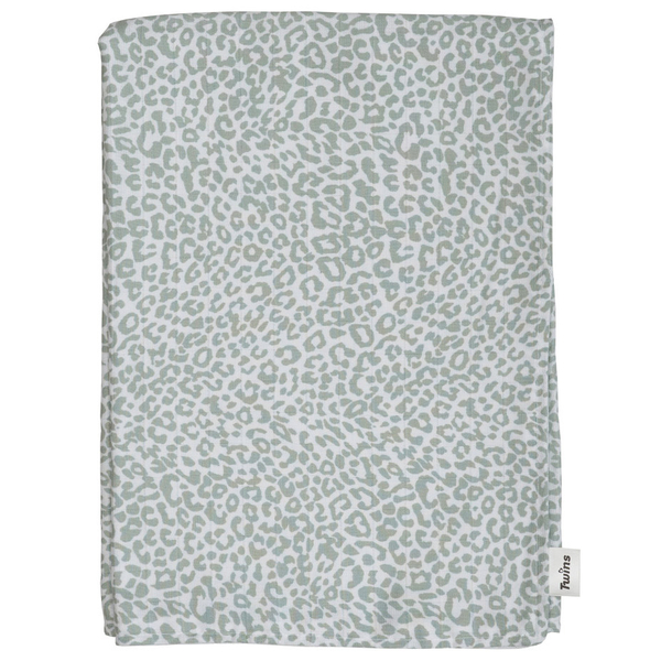 Плед Twins Mint, мусліновий подвійний, 110х75 см, ментоловий (1410-110/75-14L) - Pampik