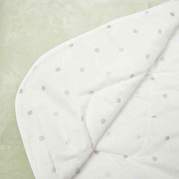 Плед Twins Happy, 90х90 см, оливковый (1433-TH-207) - Pampik - 2