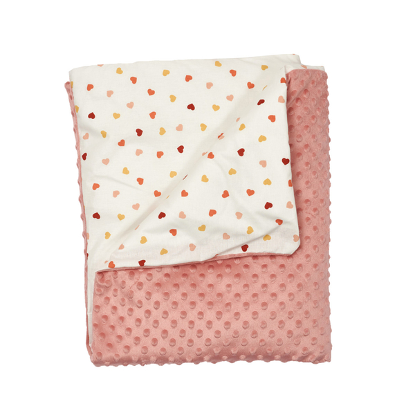 Плед Twins Minky, 100х80 см, зі знімним наповнювачем, пудровий (1420-PTMS-24) - Pampik