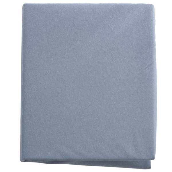 Простирадло на резинці Twins, бязь organic, 100x75 см, сірий (6011-PT75-10) - Pampik