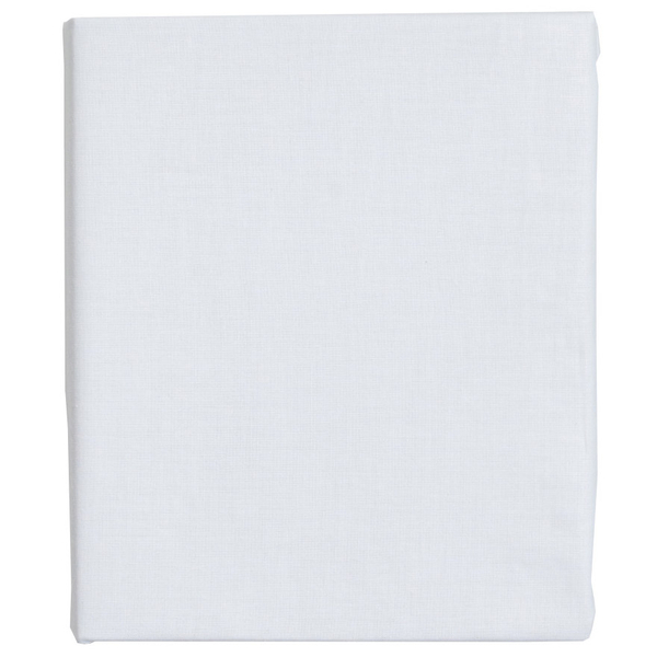 Простирадло на резинці Twins, бязь organic, 100x75 см, білий (6011-PT75-01) - Pampik