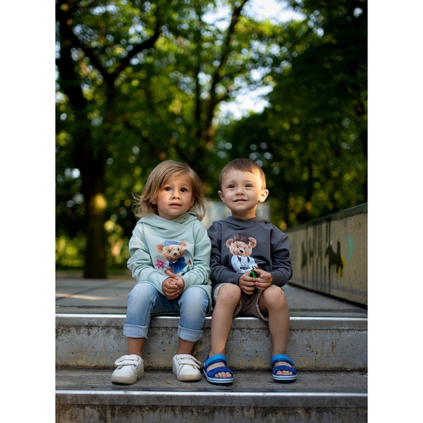 Худи Ceba Baby Fluffy Puffy Teddy Bears Lizzy, 12-24 мес., мятный (W-861-132-685) - Pampik - 5