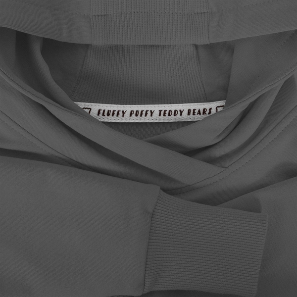 Худи Ceba Baby Fluffy Puffy Teddy Bears Steve, 24-36 мес., графитовый (W-862-132-687) - Pampik - 3