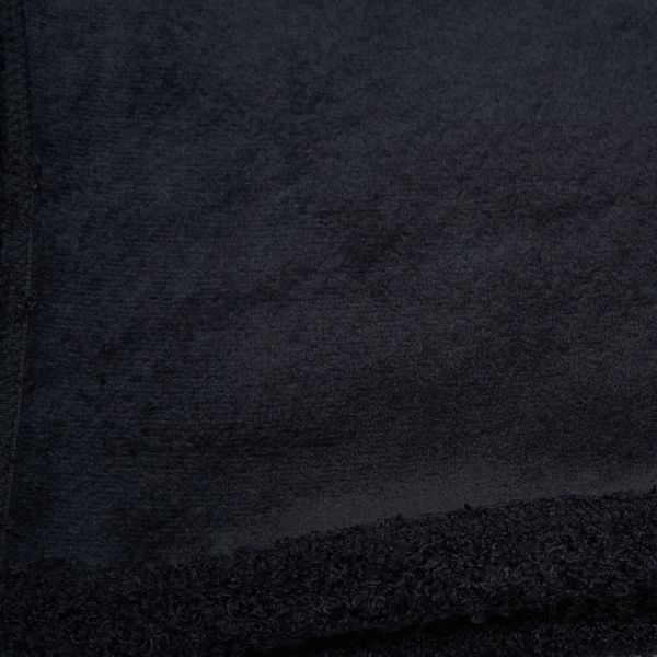 Плед Twins Каракуль, велюр, 95x90 см, чорний (141124-TDS-13) - Pampik - 4