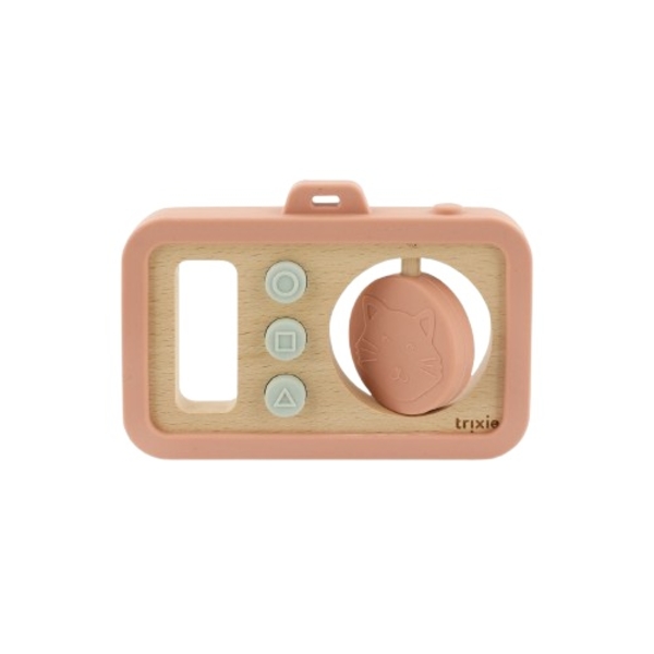 Іграшка дерев'яна Trixie Baby Камера Cat, рожевий (36249) - Pampik