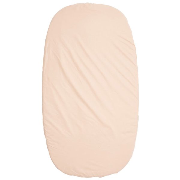 Простирадло на резинці Twins Organic, бязь преміум, 90x50 см, бежевий (6010-TO95-02) - Pampik