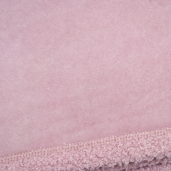 Плед Twins Каракуль, велюр, 95x90 см, пудровый (141124-TDS-24) - Pampik - 4