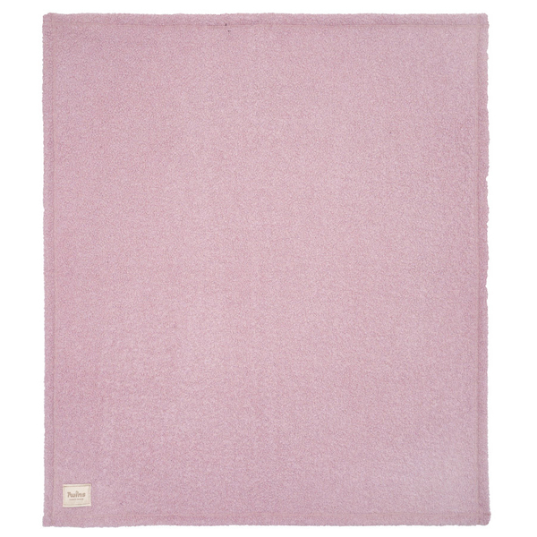 Плед Twins Каракуль, велюр, 95x90 см, пудровый (141124-TDS-24) - Pampik - 2