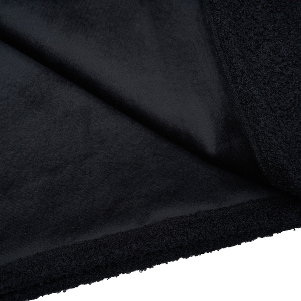 Плед Twins Каракуль, велюр, 95x90 см, чорний (141124-TDS-13) - Pampik - 3