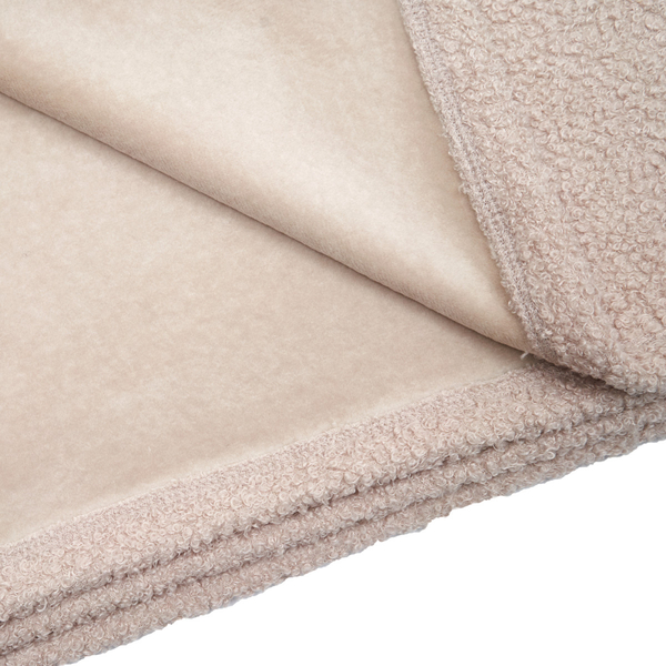 Плед Twins Каракуль, велюр, 95x90 см, бежевий (141124-TDS-02) - Pampik - 4