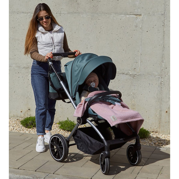 Плед Twins Каракуль, велюр, 95x90 см, пудровый (141124-TDS-24) - Pampik - 10